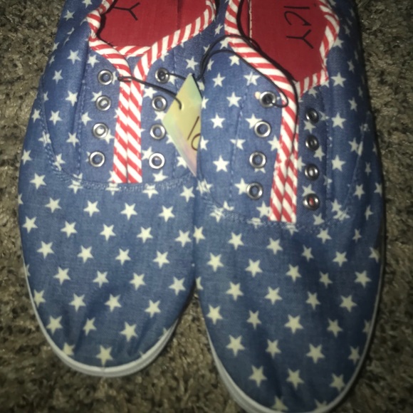 FINAL SALE — American Flag Sneakers - Picture 1 of 4